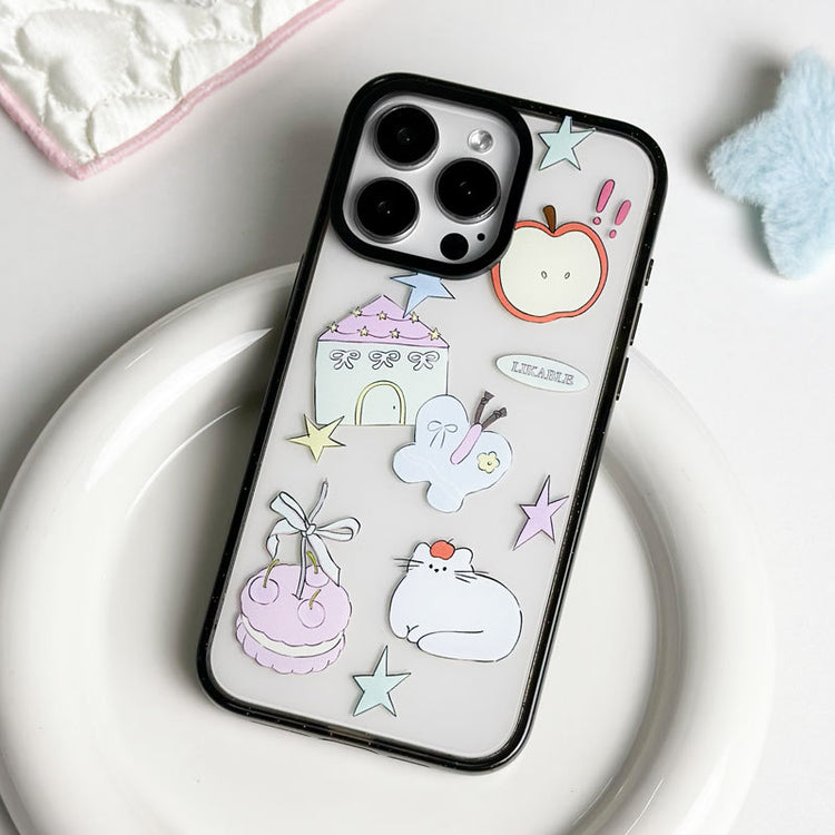 手機殼｜iPhone16Promax壓克力手機殼14/15plus蘋果13Pro適用12批發11「LR1767」25.07-2