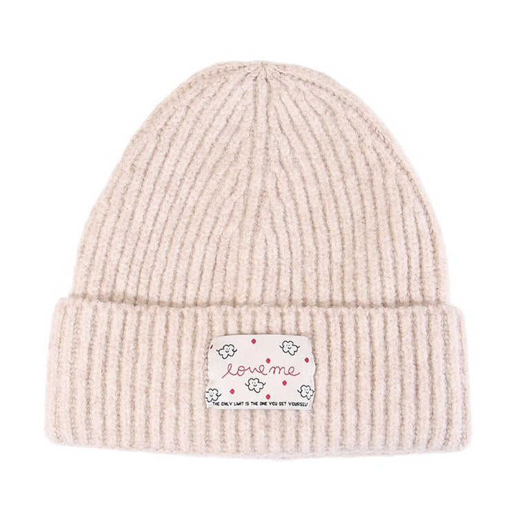 流行帽子｜韓系大頭圍帽子女秋冬加厚保暖針織帽顯臉小護耳毛線帽男包頭冷帽「C5753」25.11-1