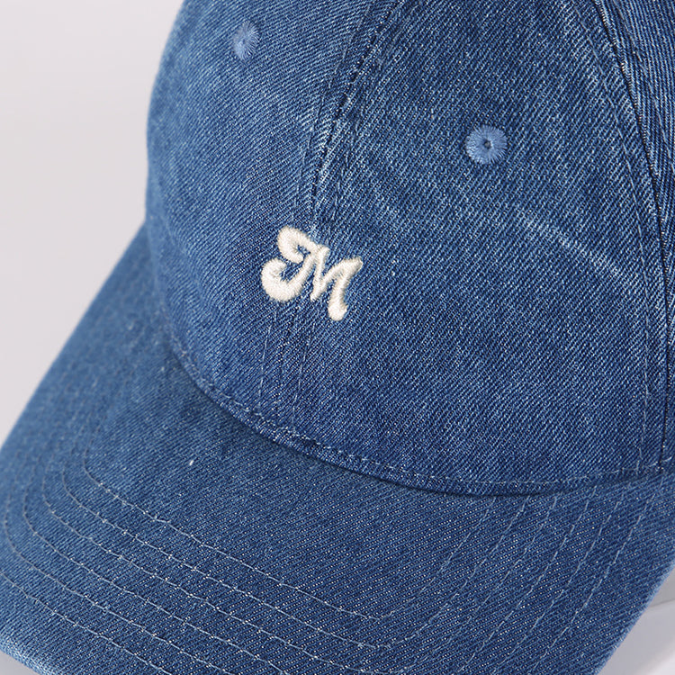 流行帽子｜牛仔字母刺繡鴨舌帽子女新款遮陽帽大頭圍顯臉小棒球帽戶外防曬帽「C5891」25.12-2