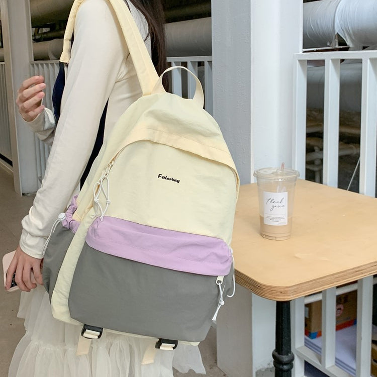 致青春 | 韓版國中生書包女可愛大容量高中生旅行背包休閒學生雙肩包「695-125」25.07-3