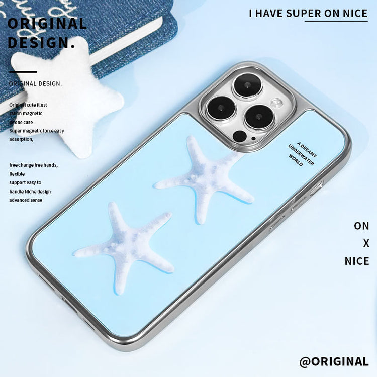 手機殼｜蘋果17手機殼磁吸16Promax適用iPhone15/14華為p80AG磨砂殼「LR2007」25.09-2