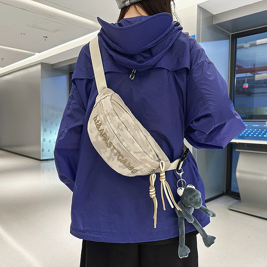 致青春 | 胸包男士潮酷運動斜背包戶外通勤背包女大容量情侶包腰包「274-117」25.08-2