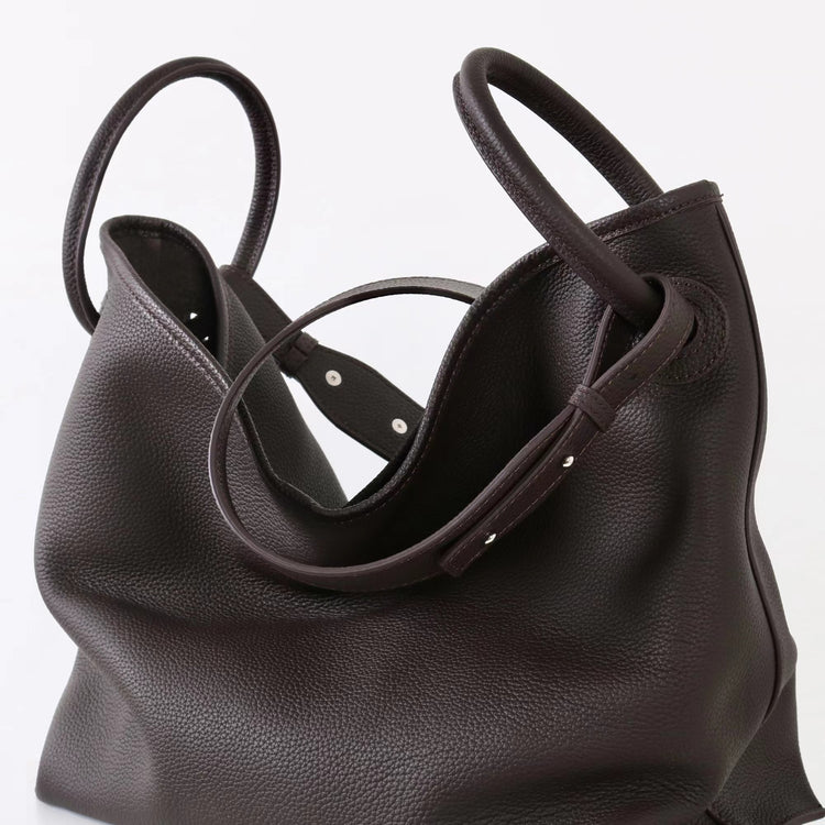 質感真皮｜2025新頭層牛皮圓環吊床通勤托特包大容量包包女大包高級感單肩包「5101」25.12-2