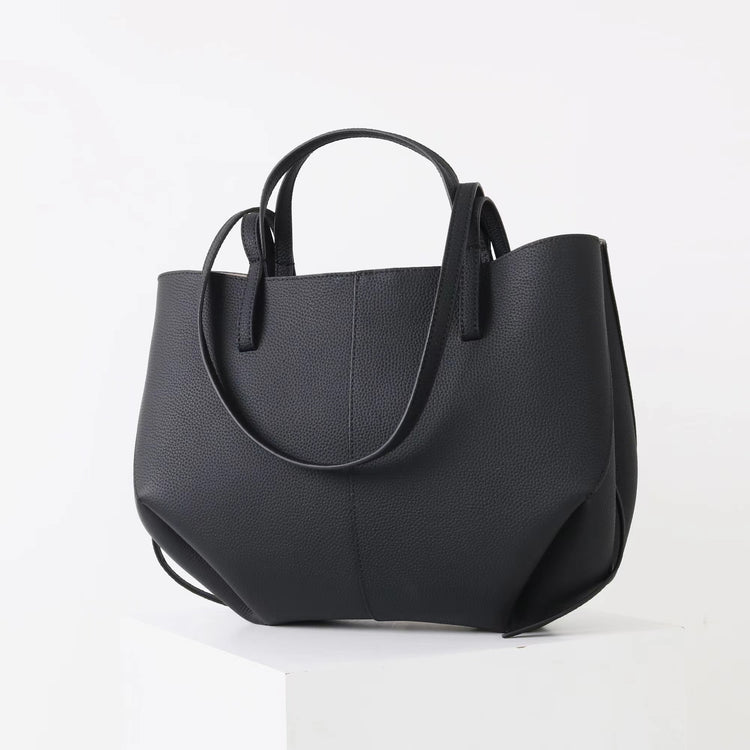 質感真皮｜2025新款高級感輕奢頭層牛皮翅膀手提單肩子母通勤包斜挎托特包包「9230」25.11-4