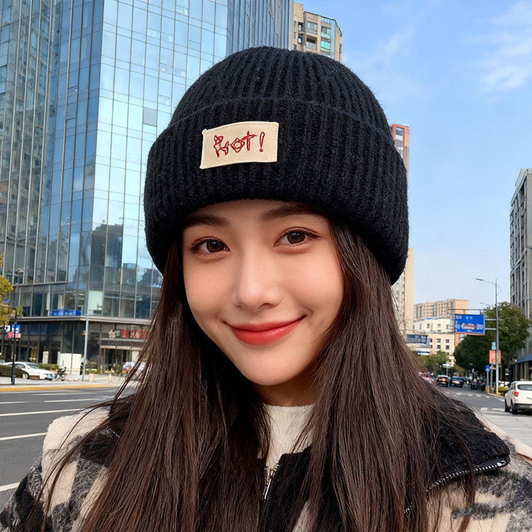 流行帽子｜帽子女2025秋冬新款大頭圍顯臉小針織帽加厚防寒冷帽保暖毛線帽男「C5768」25.11-2