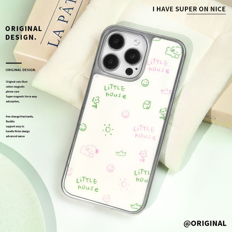 手機殼｜13Promax適用iPhone12蘋果16手機殼磁吸AG磨砂殼小米15批發14「LR1696」25.05-3