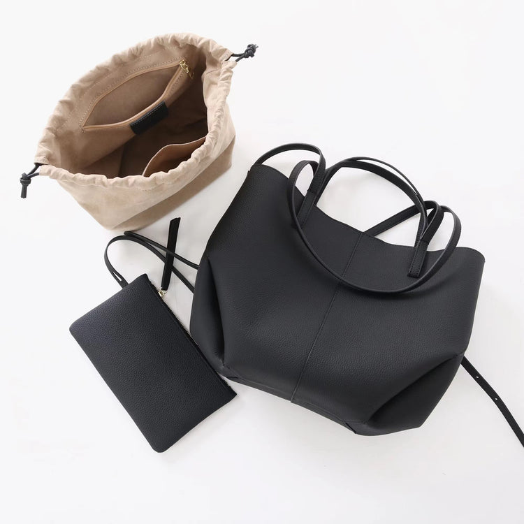 質感真皮｜2025新款高級感輕奢頭層牛皮翅膀手提單肩子母通勤包斜挎托特包包「9230」25.11-4