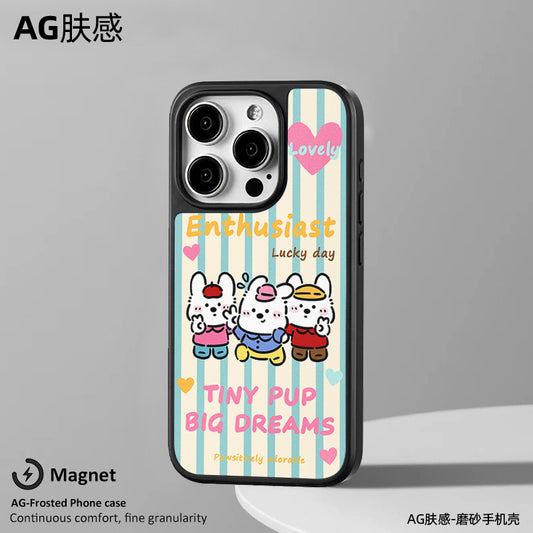 手機殼｜iPhone16手機殼蘋果14Pro磁吸AG磨砂殼12適用15Promax保護套「WYB2011」25.05-1