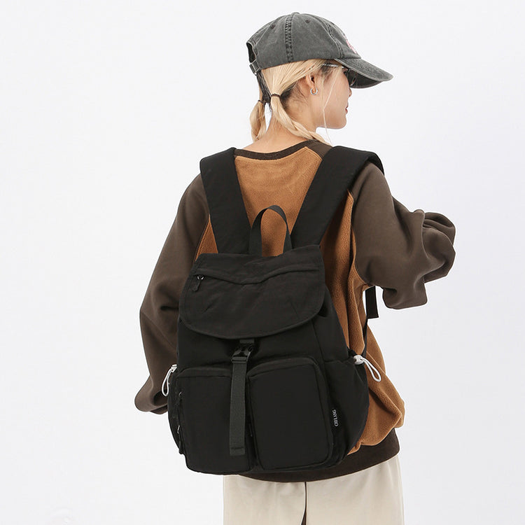 致青春｜戶外雙肩包女2025新款休閒旅遊背包時尚日系大容量上課書包「9779-131」25.11-1