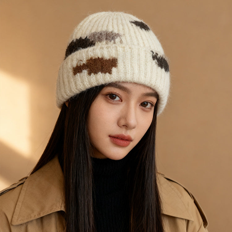 流行帽子｜2025秋冬季新款時尚針織帽子女韓版學生百搭保暖毛線帽男戶外冷帽「C5573」25.12-1