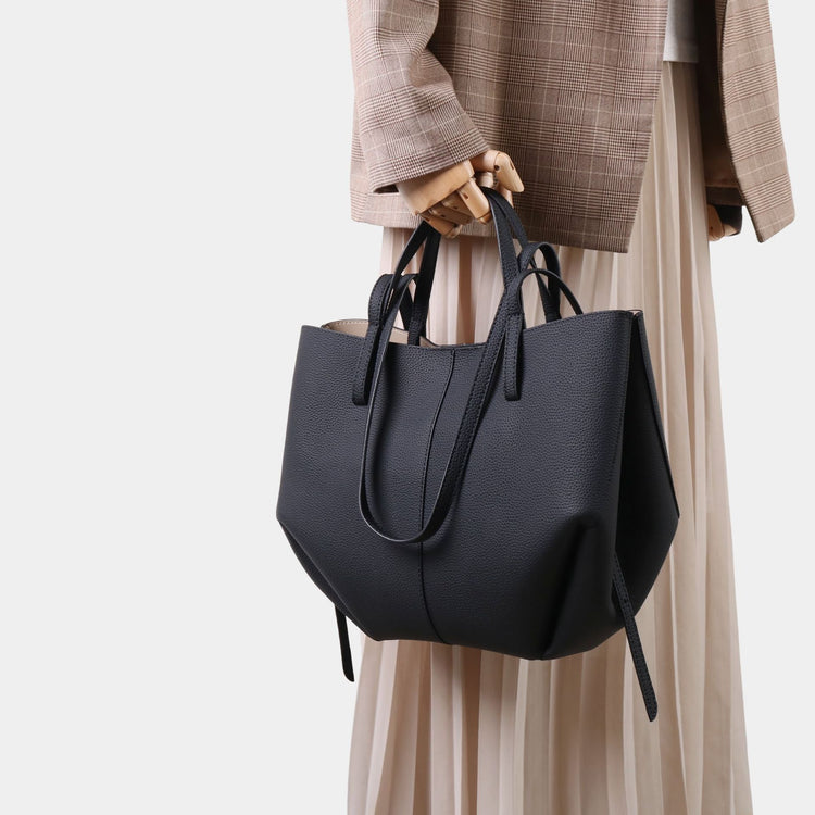 質感真皮｜2025新款高級感輕奢頭層牛皮翅膀手提單肩子母通勤包斜挎托特包包「9230」25.11-4