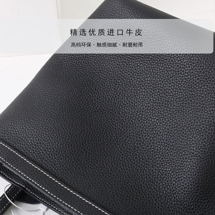 質感真皮｜2025新款牛皮復古時尚單肩手提包百搭高級感托特包子母包通勤極簡包「8271」25.11-2