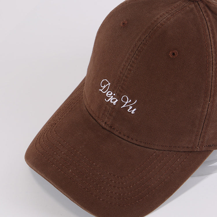 流行帽子｜帽子女2025新款加大加深鴨舌帽學生情侶顯臉小寬帽檐大頭圍棒球帽「C5875」25.12-1