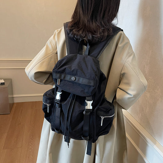 致青春 | 大容量學生書包戶外運動休閒旅遊登山包簡約百搭通勤雙肩背包批發「3558-128」25.08-3