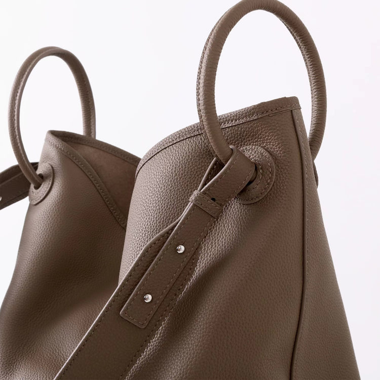 質感真皮｜2025新頭層牛皮圓環吊床通勤托特包大容量包包女大包高級感單肩包「5101」25.12-2