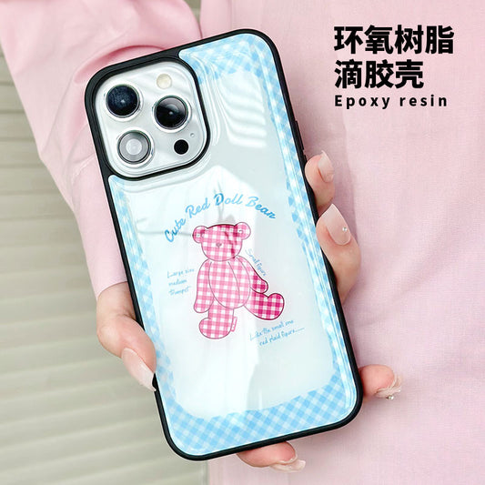 手機殼｜iPhone15promax卡通蘋果13手機殼滴膠殼14Pro適用華為mate60「LR0716」24.08-1