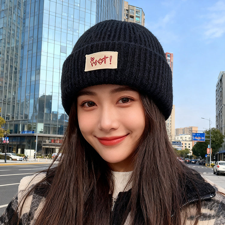 流行帽子｜帽子女2025秋冬新款大頭圍顯臉小針織帽加厚防寒冷帽保暖毛線帽男「C5768」25.11-2