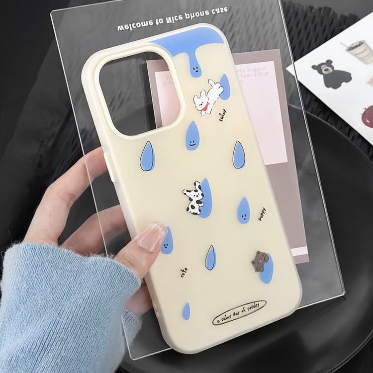 手機殼｜iPhone16promax卡通13膚感果凍14適用12二合一11蘋果15手機殼「LR1804」25.07-4