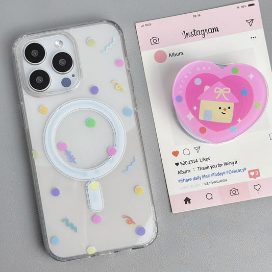 手機殼｜蘋果16手機殼15二合一磁吸14Pro磁吸支架iPhone13新12Promax「LR1304」