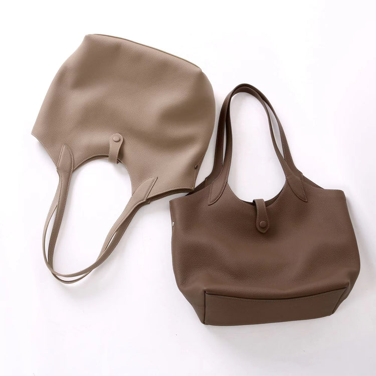 質感真皮｜2025新頭層牛皮大容量手提托特包包女式通勤女款輕奢小眾高級感「OS53018」25.11-4