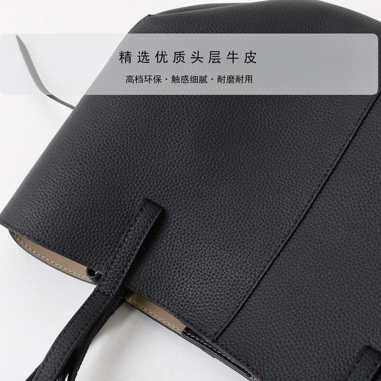 質感真皮｜2025新款高級感輕奢頭層牛皮翅膀手提單肩子母通勤包斜挎托特包包「9230」25.11-4