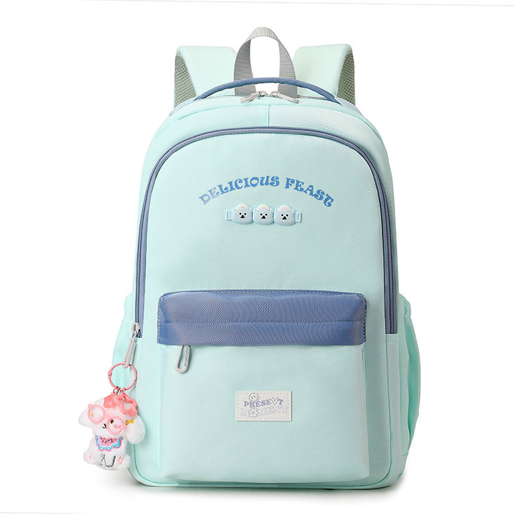 致青春｜新款學生書包女韓版國中女生高中生大容量雙肩包簡約大容量背包「1496-134」25.12-1