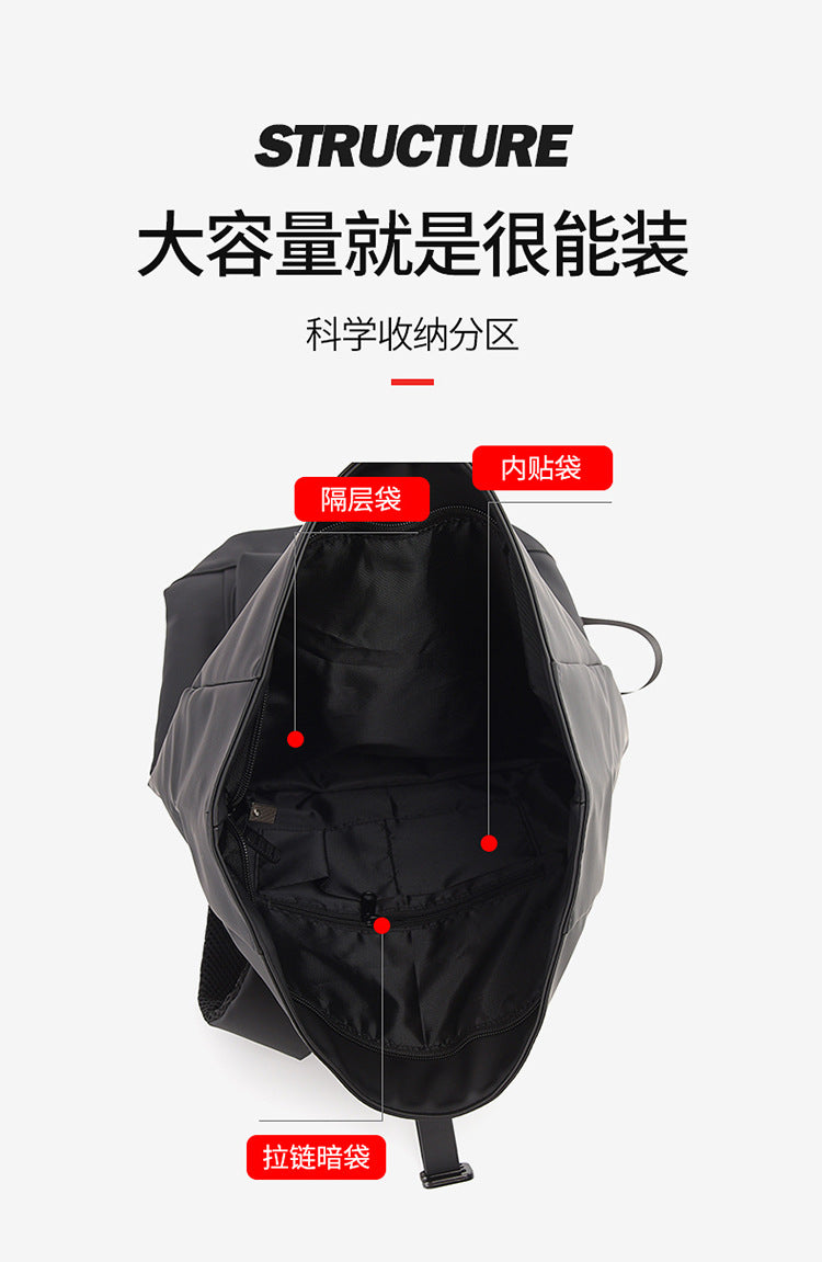 致青春｜通勤雙肩包男2025新款大容量電腦包男輕便出差旅行學生雙肩背包「60535-139」25.09-4