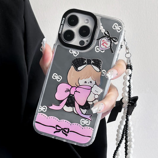 手機殼｜蘋果手機殼批發15Promax手鍊13三合一鏡面iphone14/13Pro批發「LR0859」24.07