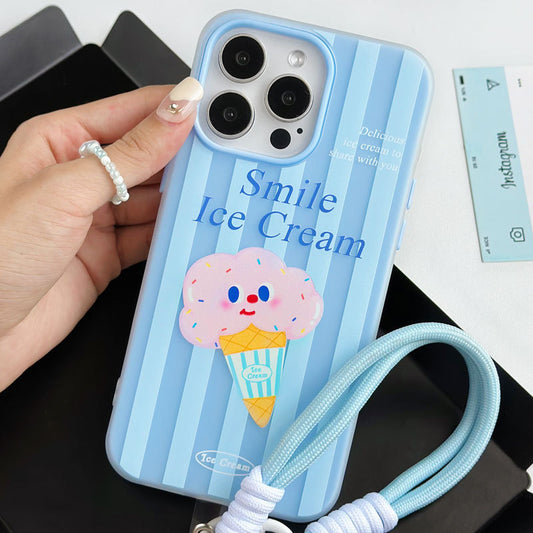 手機殼｜iPhone16promax膚感果凍蘋果13手機殼14/15pro適用12手機繩11「LR1125」24.09-2