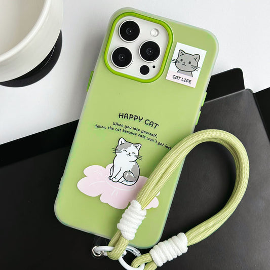 手機殼｜iPhone16promax手機殼14/15pro適用12手繩13膚感果凍殼蘋果11「WL0349」24.10-1