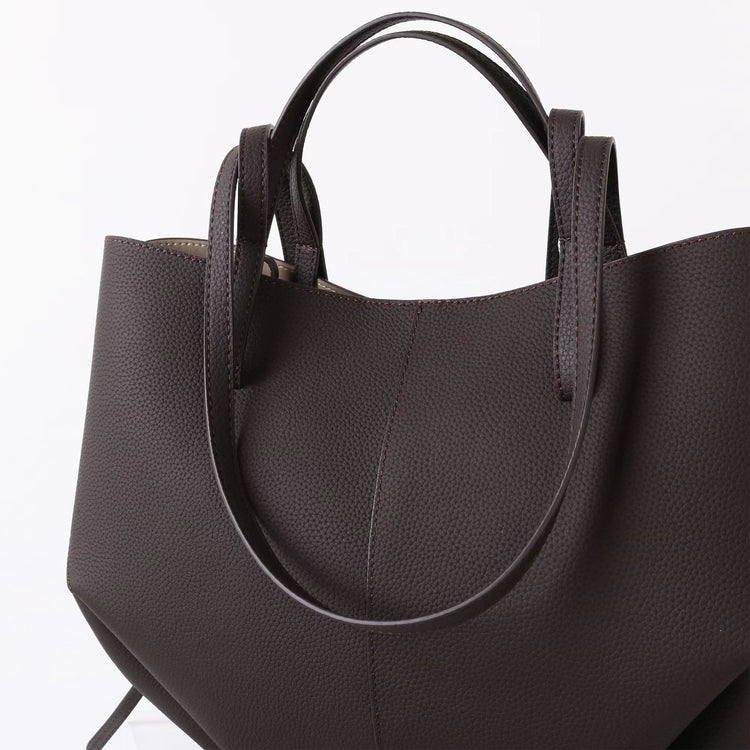 質感真皮｜2025新款高級感輕奢頭層牛皮翅膀手提單肩子母通勤包斜挎托特包包「9230」25.11-4