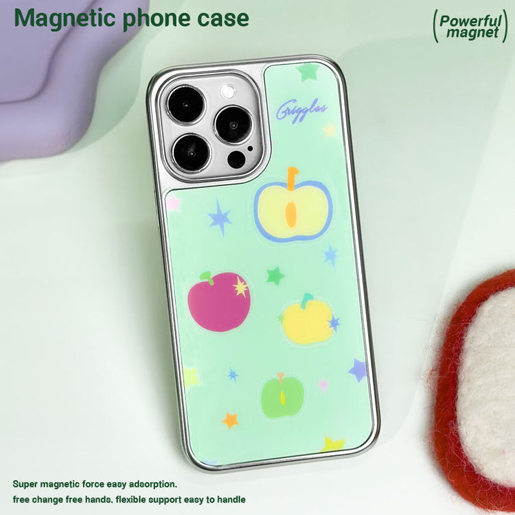 手機殼｜iPhone17Promax磁吸AG磨砂殼蘋果15手機殼ins風16適華為p80「LR1745」25.09-3