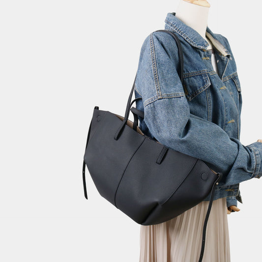 質感真皮｜2025新款高級感輕奢頭層牛皮翅膀手提單肩子母通勤包斜挎托特包包「9230」25.11-4