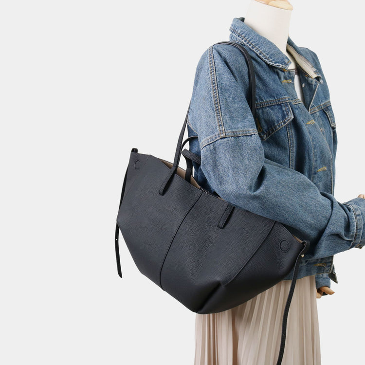 質感真皮｜2025新款高級感輕奢頭層牛皮翅膀手提單肩子母通勤包斜挎托特包包「9230」25.11-4