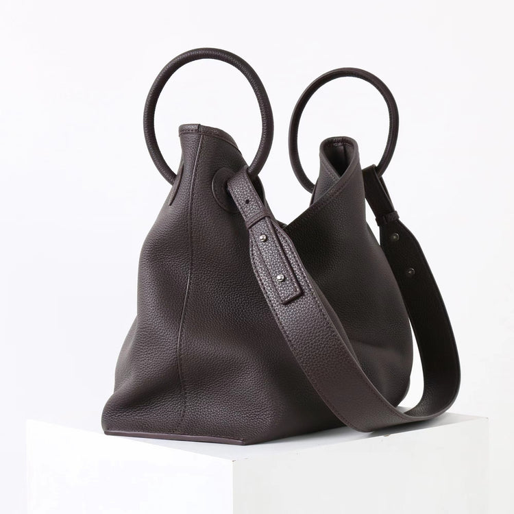 質感真皮｜2025新頭層牛皮圓環吊床通勤托特包大容量包包女大包高級感單肩包「5101」25.12-2