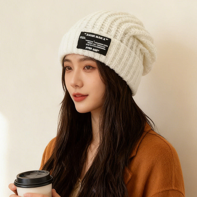流行帽子｜帽子女秋冬季2025新款顯臉小毛線冷帽保暖護耳針織堆堆帽男大頭圍「C1535」25.11-4