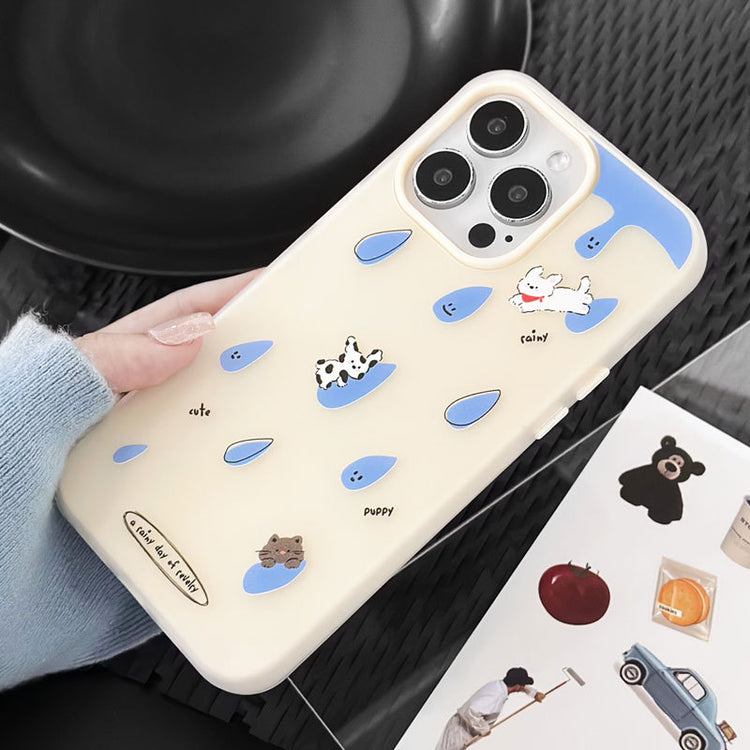 手機殼｜iPhone16promax卡通13膚感果凍14適用12二合一11蘋果15手機殼「LR1804」25.07-4