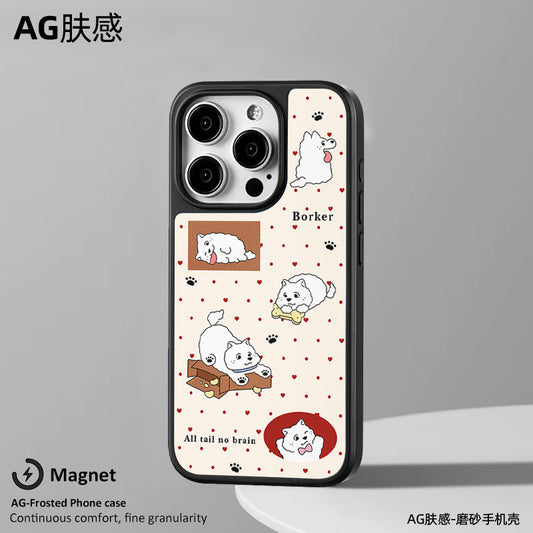 手機殼｜iPhone16Promax磁吸AG磨砂碳纖紋12手機殼蘋果13適用15批發14「WYB2014」25.05-1