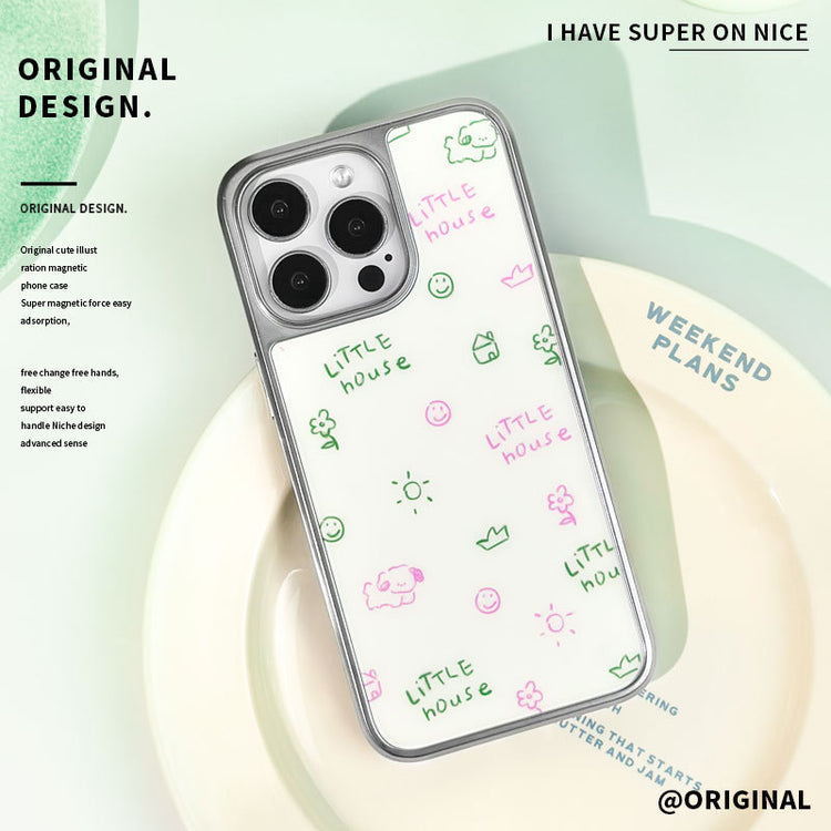 手機殼｜13Promax適用iPhone12蘋果16手機殼磁吸AG磨砂殼小米15批發14「LR1696」25.05-3