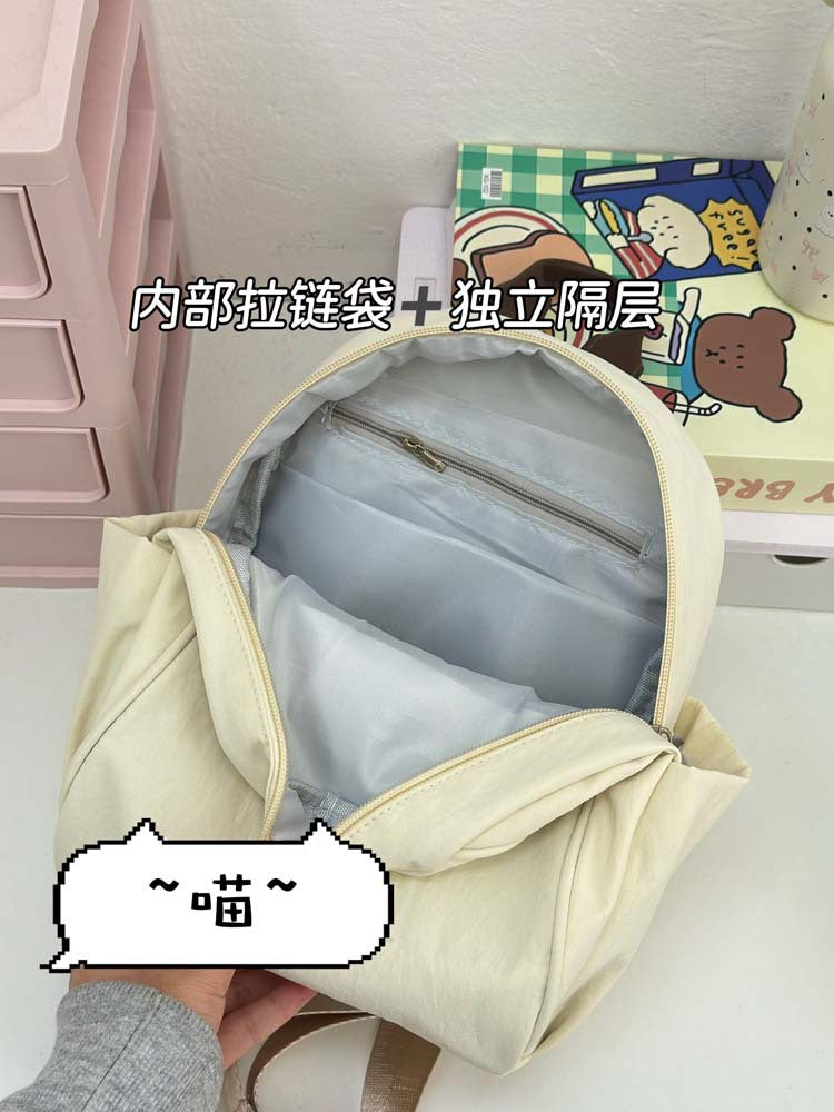 致青春｜2025新款ins雙肩背包迷你小包女休閒戶外旅遊輕便大學生小型背包「1035-123」25.10-4
