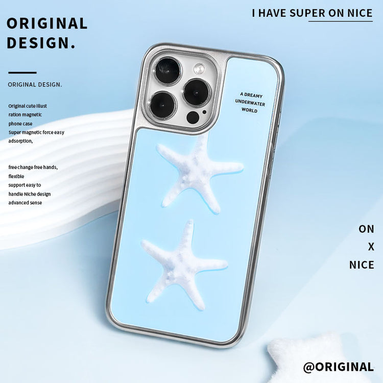 手機殼｜蘋果17手機殼磁吸16Promax適用iPhone15/14華為p80AG磨砂殼「LR2007」25.09-2