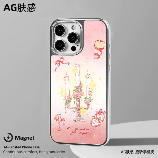手機殼｜蘋果16手機殼12適用iPhone14Pro小米15磁吸AG磨砂碳纖紋14「LR1378」25.05-2