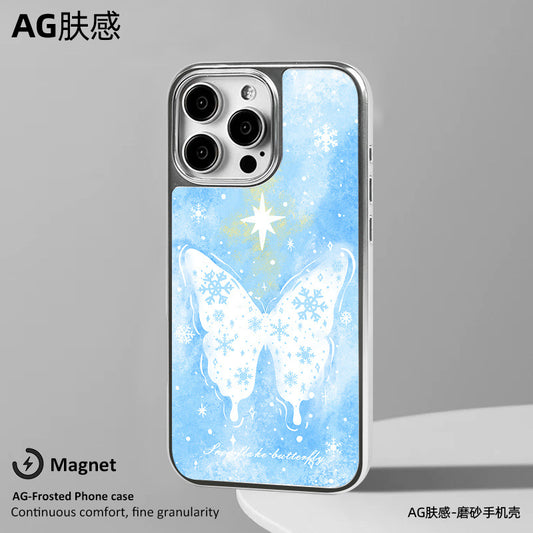 手機殼｜蘋果16磁吸手機殼AG磨砂碳纖紋殼12適用iPhone14Pro小米15「LR1372」25.05-2