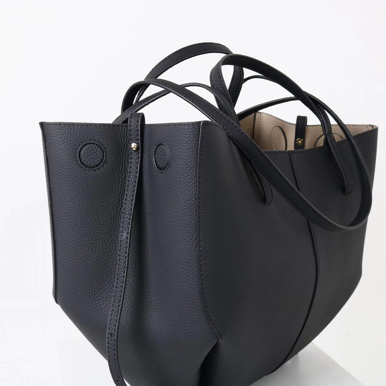 質感真皮｜2025新款高級感輕奢頭層牛皮翅膀手提單肩子母通勤包斜挎托特包包「9230」25.11-4