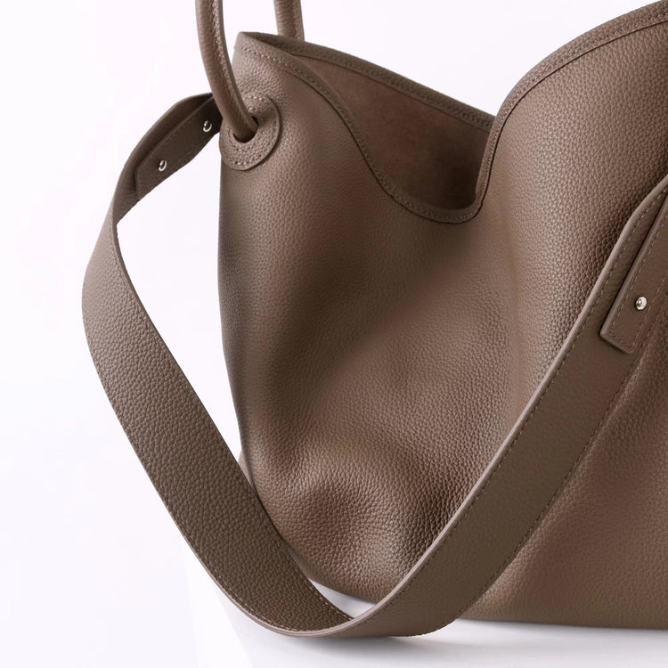 質感真皮｜2025新頭層牛皮圓環吊床通勤托特包大容量包包女大包高級感單肩包「5101」25.12-2