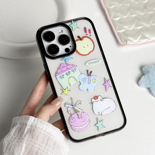 手機殼｜iPhone16Promax壓克力手機殼14/15plus蘋果13Pro適用12批發11「LR1767」25.07-2