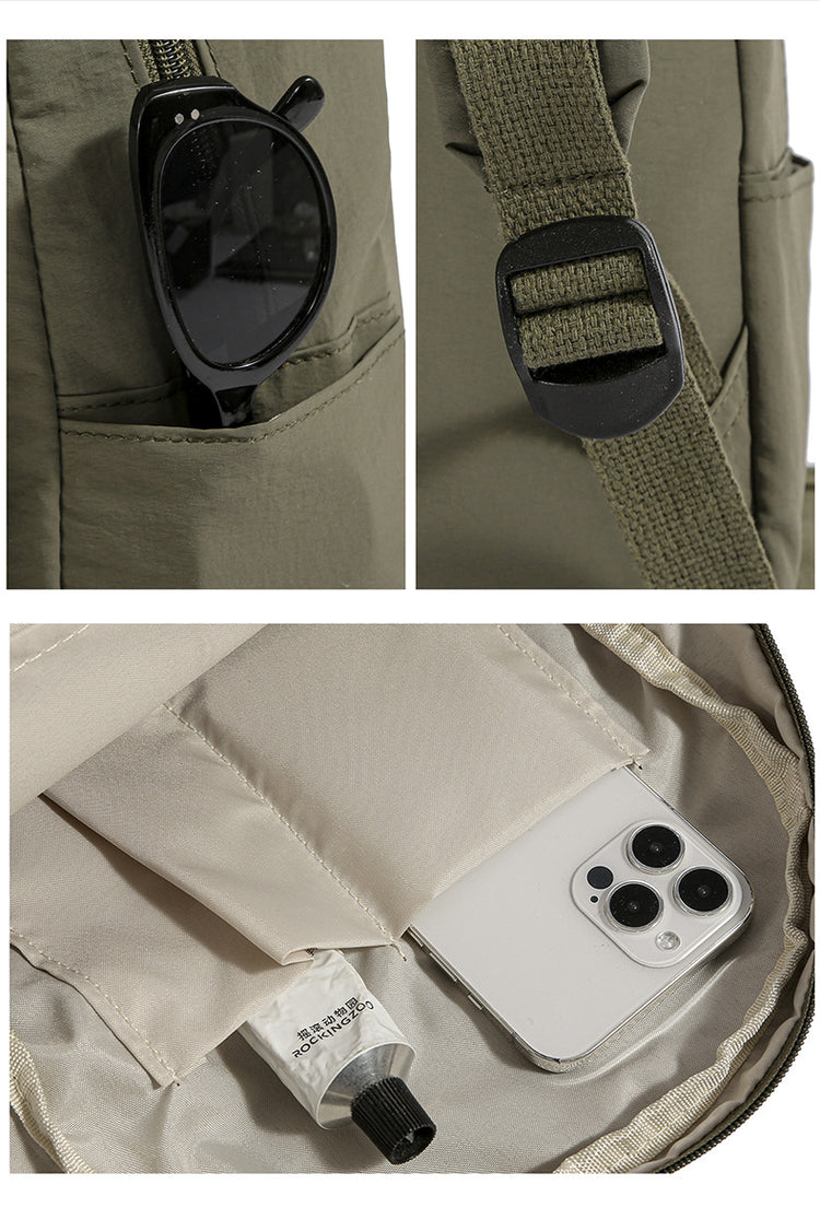 致青春｜簡約雙肩包防潑水休閒運動背包日系潮流大容量上班通勤雙肩包「9780-123」25.11-1