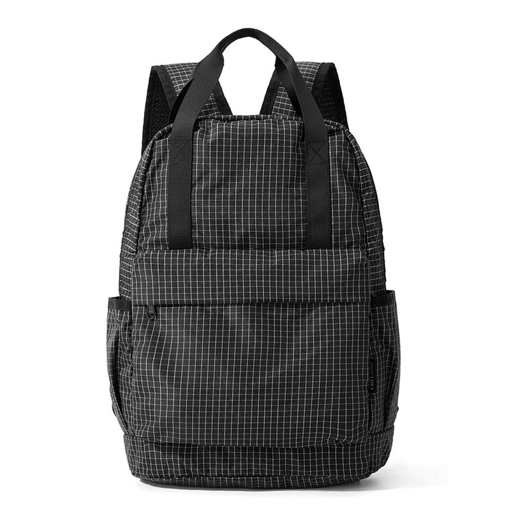 致青春｜新品雙肩背包男百搭休閒可折疊大容量背包戶外通勤背包旅行包「9769-123」25.10-1