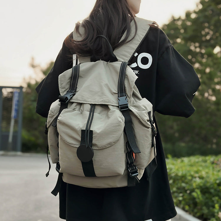 致青春 | 戶外健行登山包女跨境輕便旅遊大容量雙肩包高顏值防潑水旅行運動包「1033-140」25.06-1