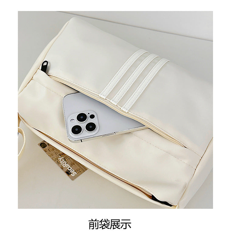 致青春 | 休閒大容量包包女2025新款潮簡約帆布斜背包輕便運動通勤單肩包「2126-115」25.09-2